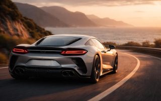 voiture-sportive-route-cotiere-paysage-marin