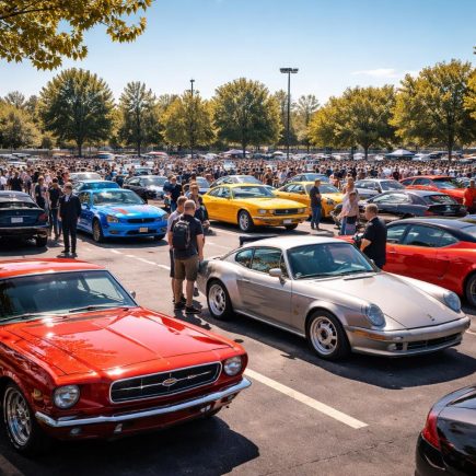 parking-voitures-classiques-modernes-arbres