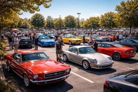 parking-voitures-classiques-modernes-arbres