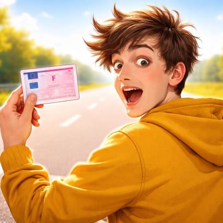 conducteur-jeune-permis-surpris-rouge