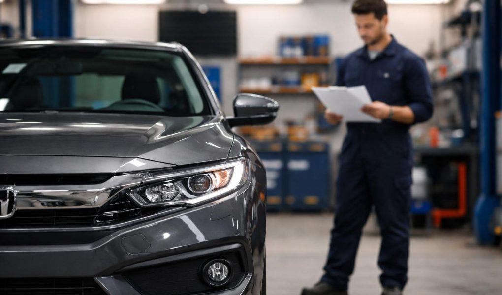 voiture-garage-mecanicien-flou-documents