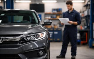 voiture-garage-mecanicien-flou-documents
