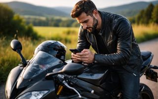 homme-moto-veste-cuir-campagne