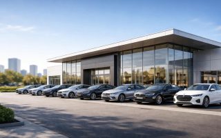 concessionnaire-automobile-batiment-moderne-voitures
