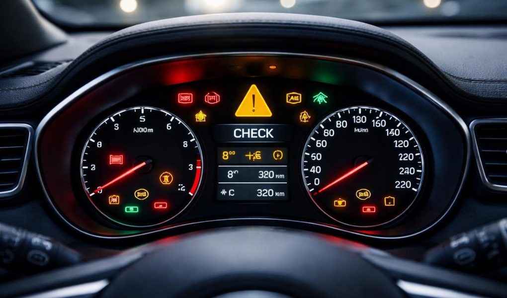 voyants-colorés-tableau-bord-voiture-moderne