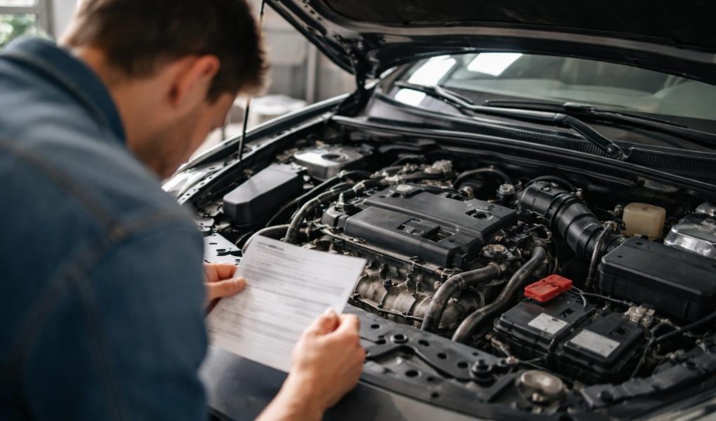 personne-moteur-carte-voiture-garage