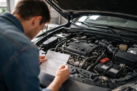personne-moteur-carte-voiture-garage