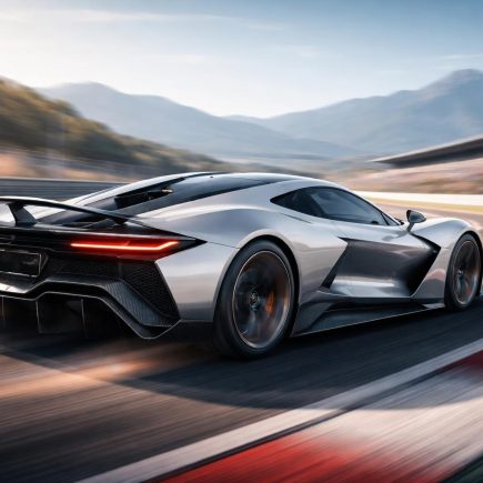 voiture-sport-futuriste-piste-course