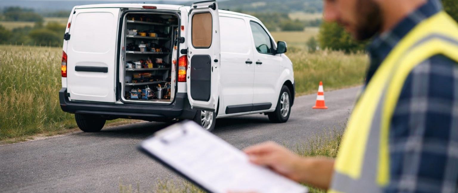vehicule-utilitaire-route-personne-document