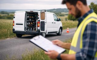 vehicule-utilitaire-route-personne-document