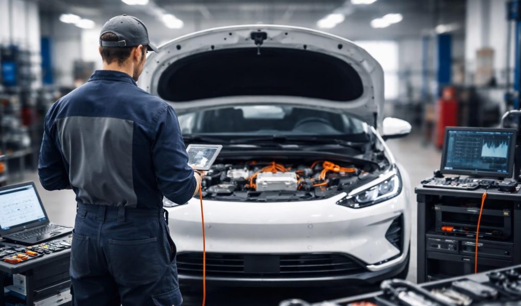 mecanicien-voiture-electrique-atelier-outils