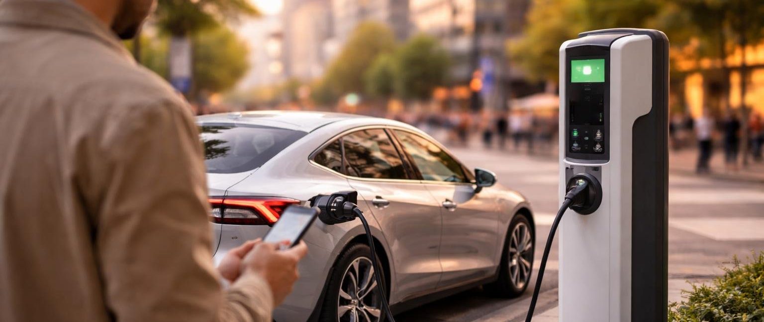 voiture-electrique-recharge-ville-personne