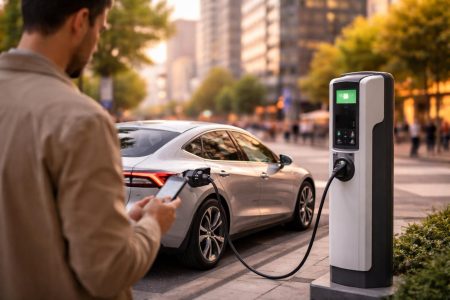 voiture-electrique-recharge-ville-personne