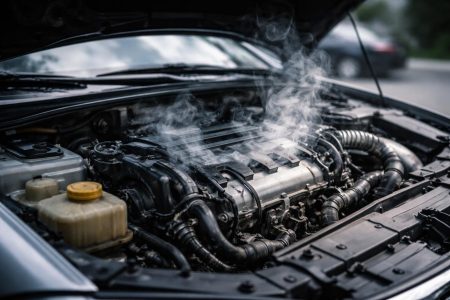 moteur-voiture-surchauffe-vapeur-capot-ouvert